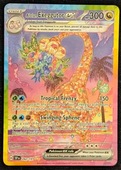 POKEMON - ALOLAN EXEGGUTOR EX 242/191 | SURGING SPARKS | | NM - Image 1