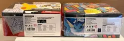 NEW Pokemon TCG Pikachu Celebrations & Eevee Treasure Chest Lunchbox Tin Lot (2) - Image 4
