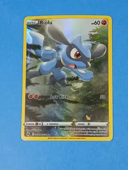 Pokemon Sword & Shield Crown Zenith Riolu GG26/GG70 Galarian Gallery - Image 1