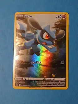 Pokemon Sword & Shield Crown Zenith Riolu GG26/GG70 Galarian Gallery - Image 2