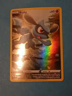 Pokemon Sword & Shield Crown Zenith Riolu GG26/GG70 Galarian Gallery - Image 3