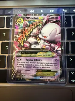 Pokemon XY 2015 Breakthrough M Mewtwo EX Mega Y #139 Ultra Rare NM - Image 1