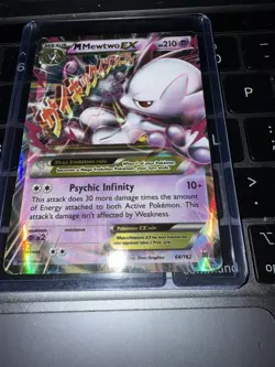 Pokemon XY 2015 Breakthrough M Mewtwo EX Mega Y #139 Ultra Rare NM - Image 2