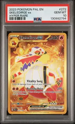 PSA 10 Skeledirge Ex #272 2023 Pokemon Pal En-Paldea Evolved Pokemon TCG - Image 1
