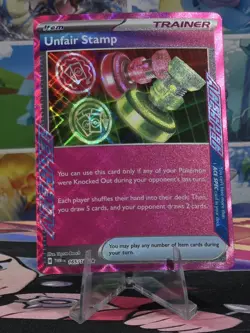 Pokemon TCG - 2x Unfair Stamp - SV06: Twilight Masquerade - Image 1
