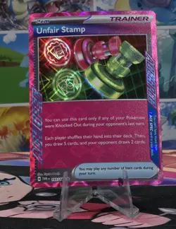 Pokemon TCG - 2x Unfair Stamp - SV06: Twilight Masquerade - Image 3