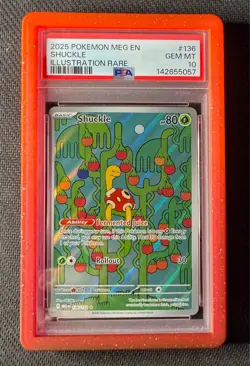Pokemon Shuckle 136 Mega Evolution PSA 10 GEM MINT 01 - Image 1