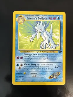 Pokemon TCG Sabrina's Golduck Gym Challenge 30/132 LP - Image 1