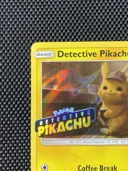 Pokemon TCG Sun & Moon Black Star DVD Promo Detective Pikachu Holo SM190 LP+ - Image 2