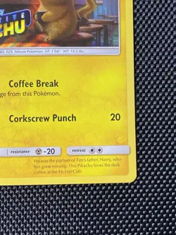 Pokemon TCG Sun & Moon Black Star DVD Promo Detective Pikachu Holo SM190 LP+ - Image 4