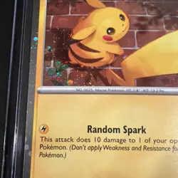 Pikachu 051 /162 Stamped 2026 Pokemon Day 30th Anniversary Promo Cosmos w/ SWIRL - Image 2