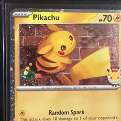 Pokemon TCG Pikachu 051/162 Stamped 2026 Pokemon Day 30 Promo NM - Image 4