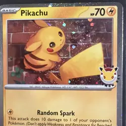 Pokemon TCG Pikachu 051/162 Stamped 2026 Pokemon Day 30 Promo NM - Image 5