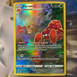 Pokemon Parasect Ultra Rare Full Art Holo TG01/TG30 Lost Origin Trainer Gallery - Image 1
