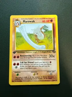 Marowak Uncommon 1st Edition Jungle 39/64 Pokemon First Vintage Retro Rare - Image 1