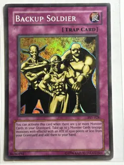 Backup Soldier Super Rare Pharaoh's Servant PSV-028 LP YuGiOh Card - Image 1