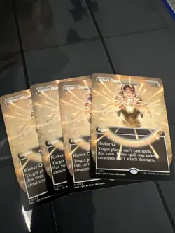 ORIM'S CHANT (BORDERLESS) X4 Modern Horizons 3 Magic MTG MINT CARD PLAYSET - Image 1