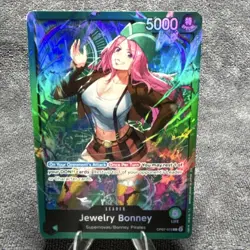 One Piece Jewelry Bonney Foil Leader OP07-019 5000 One Piece CCG Card Stock Card - Image 1