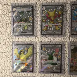 Pokemon Paldean Fates—Full Art Lot—15 Cards Total: Gardevoir Alakazam Pidgeot - Image 2