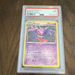Pokemon Gengar 2015 Breakthrough 60/162 Holo Rare PSA 9 English Card - Image 1