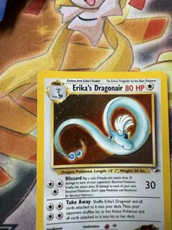 Erika's Dragonair - 4/132 - Pokemon Gym Heroes Unlimited Holo Rare Card WOTC NM - Image 2