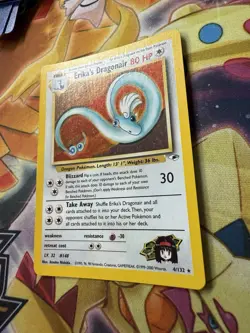 Erika's Dragonair - 4/132 - Pokemon Gym Heroes Unlimited Holo Rare Card WOTC NM - Image 4