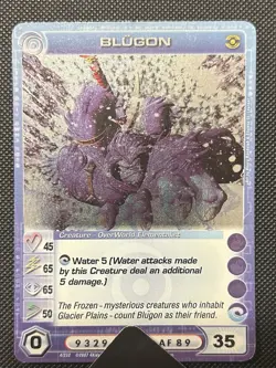 Chaotic 4/232 Blugon Foil Rare Card Max Power - Image 1