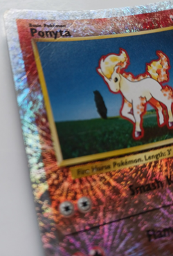 Ponyta Pokemon Card Reverse Holo WOTC Legendary Collection 87/110 Rare MP - Image 3