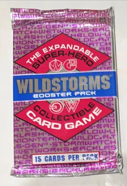 WILDSTORMS Collectible Card Game CCG BOOSTER PACK 15cds/pack Factory Sealed NOS - Image 1