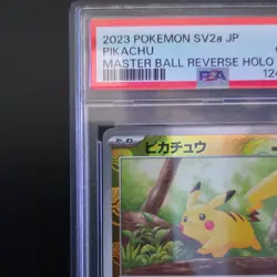 Pokemon Pikachu SV2a Card 151 Master Ball Reverse Holo 025/165 PSA 10 - Image 3