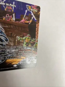 Trouble In Pairs Borderless TMNT Nonfoil Card #0003 MTG LP - Image 2