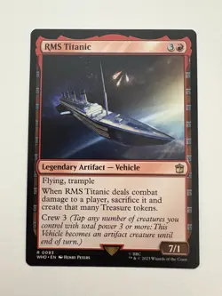 RMS Titanic MTG Magic the Gathering Card NM Near Mint WHO - Image 1