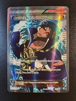 Archie's Ace in the Hole (Full Art) - 157/160 - XY Primal Clash Pokemon Card—NM - Image 1