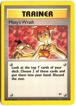 Misty's Wrath 114/132 Uncommon Gym Heroes Pokemon - Image 1