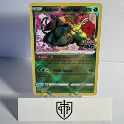 Pokemon TCG - Radiant Venusaur 004/078 Pokemon Go - Ultra Rare - NM - Image 1