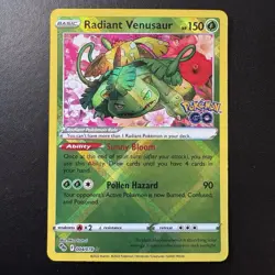 Pokemon TCG - Radiant Venusaur 004/078 Pokemon Go - Ultra Rare - NM - Image 3