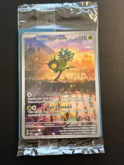 Pokemon TCG Sealed Holo Teal Mask Ogerpon #123 Promo Scarlet & Violet Promo NM - Image 1
