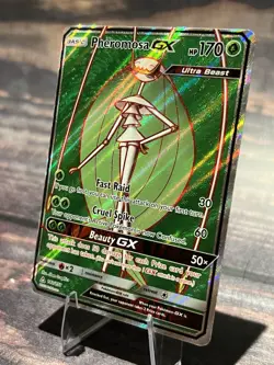 Pokemon Tcg Pheromosa GX (Full Art) 140/156 Sm-Ultra Prism Holo - Image 3