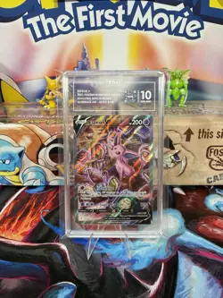Pokemon Espeon V Alt Art Sword & Shield Evolving Skies TAG GEM MINT 10 - Image 3