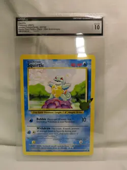 Jumbo Size 2021 Pokemon Squirtle 63/102 CGC 10 Gem Mint 3046675 - Image 1