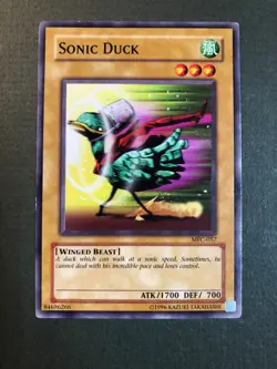 Yugioh Sonic Duck MFC-057 Common Unlimited Edition Magician's Force LP - Image 1