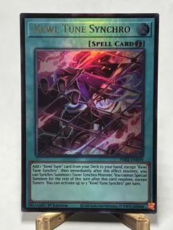 Yu-Gi-Oh! Kewl Tune Synchro PHRE-EN039 Phantom Revenge 1st Edition - Image 1