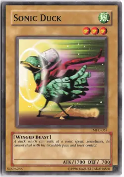 Yugioh - Sonic Duck MFC-057 Unlimited - Magician's Force - Image 1