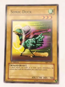 Yu-Gi-Oh! TCG Sonic Duck MFC-057 Common 1st Edition LP - Image 1