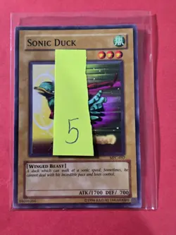 2003 Yu-Gi-Oh! TCG Magician's Force Unlimited #MFC057 Sonic Duck, C, NF/H, cd5 - Image 3