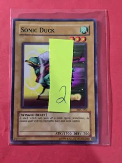 2003 Yu-Gi-Oh! TCG Magician's Force Unlimited #MFC057 Sonic Duck, C, NF/H, cd2 - Image 3