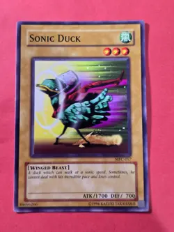 2003 Yu-Gi-Oh! TCG Magician's Force Unlimited #MFC057 Sonic Duck, C, NF/H, cd4 - Image 1