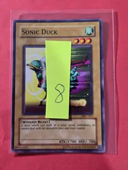 2003 Yu-Gi-Oh! TCG Magician's Force Unlimited #MFC057 Sonic Duck, C, NF/H, cd8 - Image 3