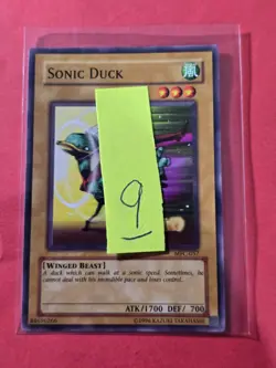 2003 Yu-Gi-Oh! TCG Magician's Force Unlimited #MFC057 Sonic Duck, C, NF/H, cd9 - Image 3