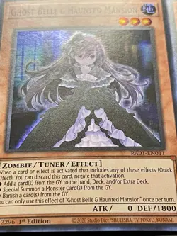 3x Ghost Belle & Haunted Mansion | Super Rares | RA01 | NM | 1st Ed | YuGiOh! - Image 2